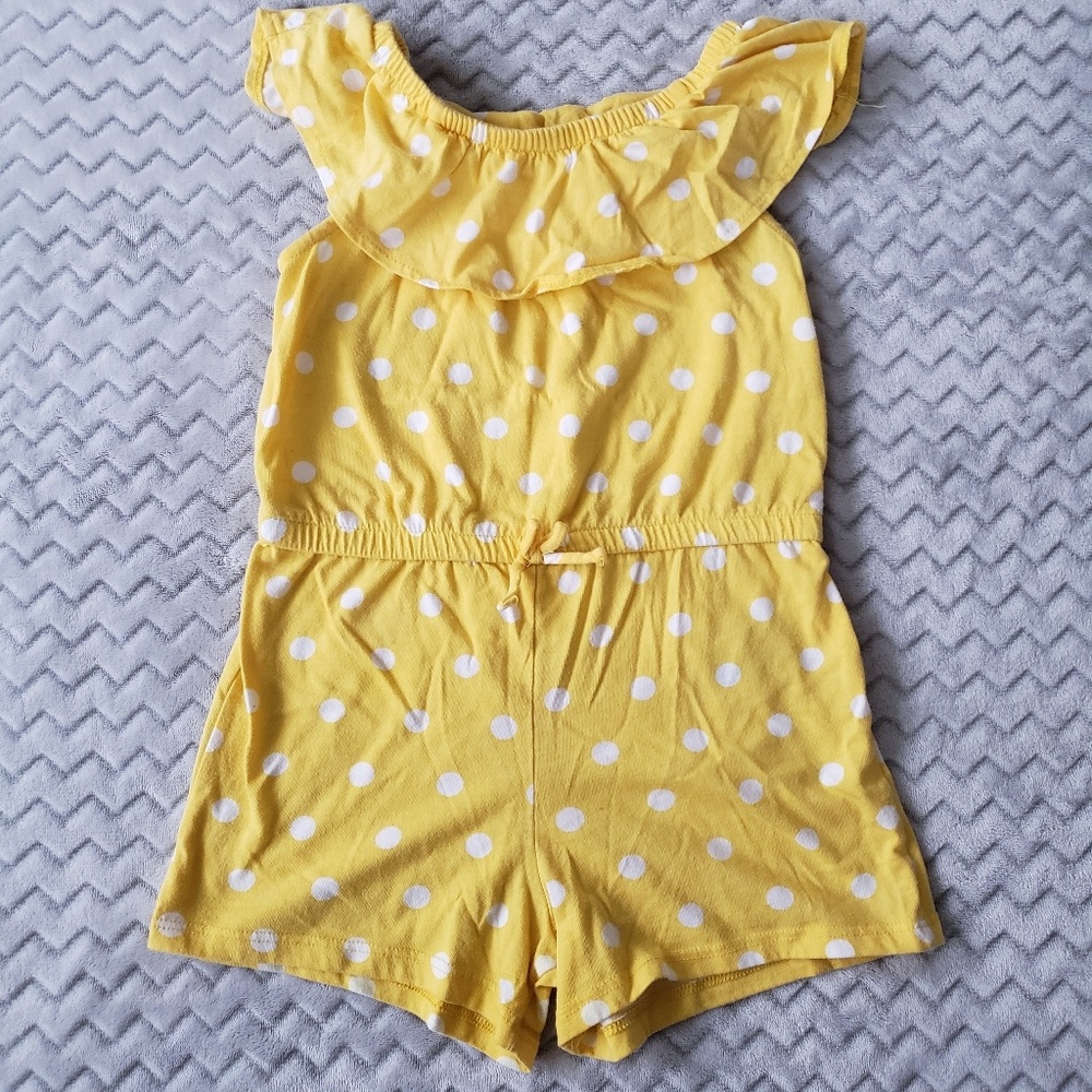 Girls Polka Dot Romper